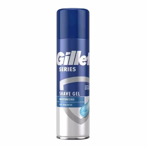 ژل اصلاح مردانه ژیلت Gillette مدل Moisturizing حجم 200 میل اصل | مناسب انواع پوست
