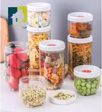 قوطی حبوبات درب قفل دار