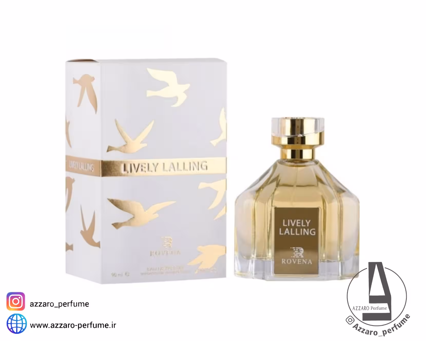 ادکلن روونا لالینگ(لالیک) لیولی(لیوینگ) حجم 100 میل