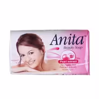 صابون آنیتا Anita عصاره مروارید Pearl extract بسته 6 عددی