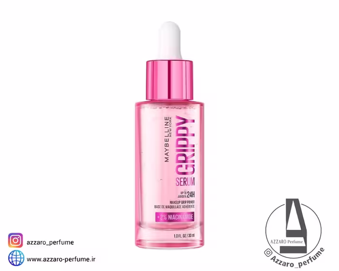 پرایمر سرمی میبلین Grippy Serum حاوی 2٪ نیاسینامید حجم 30 میل
