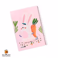 دفتر خط دار حاشیه دار 60 برگ خرگوش ایمان (iman)