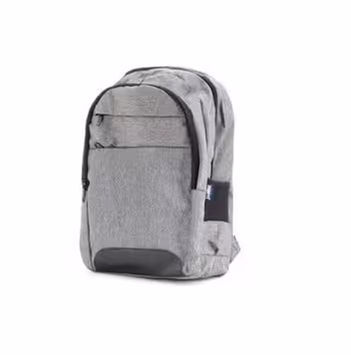 کوله پشتی zoom طرح کلاسیک طوسی کد 704