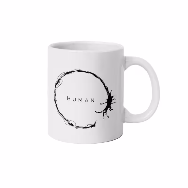 خرید ماگ-لیوان سرامیکی  HUMAN  M1019