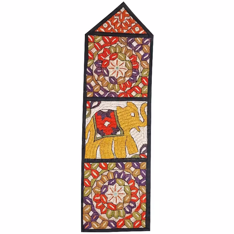 دیوارکوب 3 جیبه کد JAAB24 سوزن دوزی ابریشم