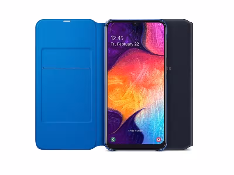 کیف اصلی سامسونگ Samsung Galaxy A50 Wallet Cover