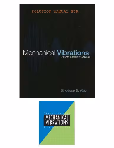 خرید و دانلود نسخه کامل کتاب Solutions Manual - Mechanical Vibrations
