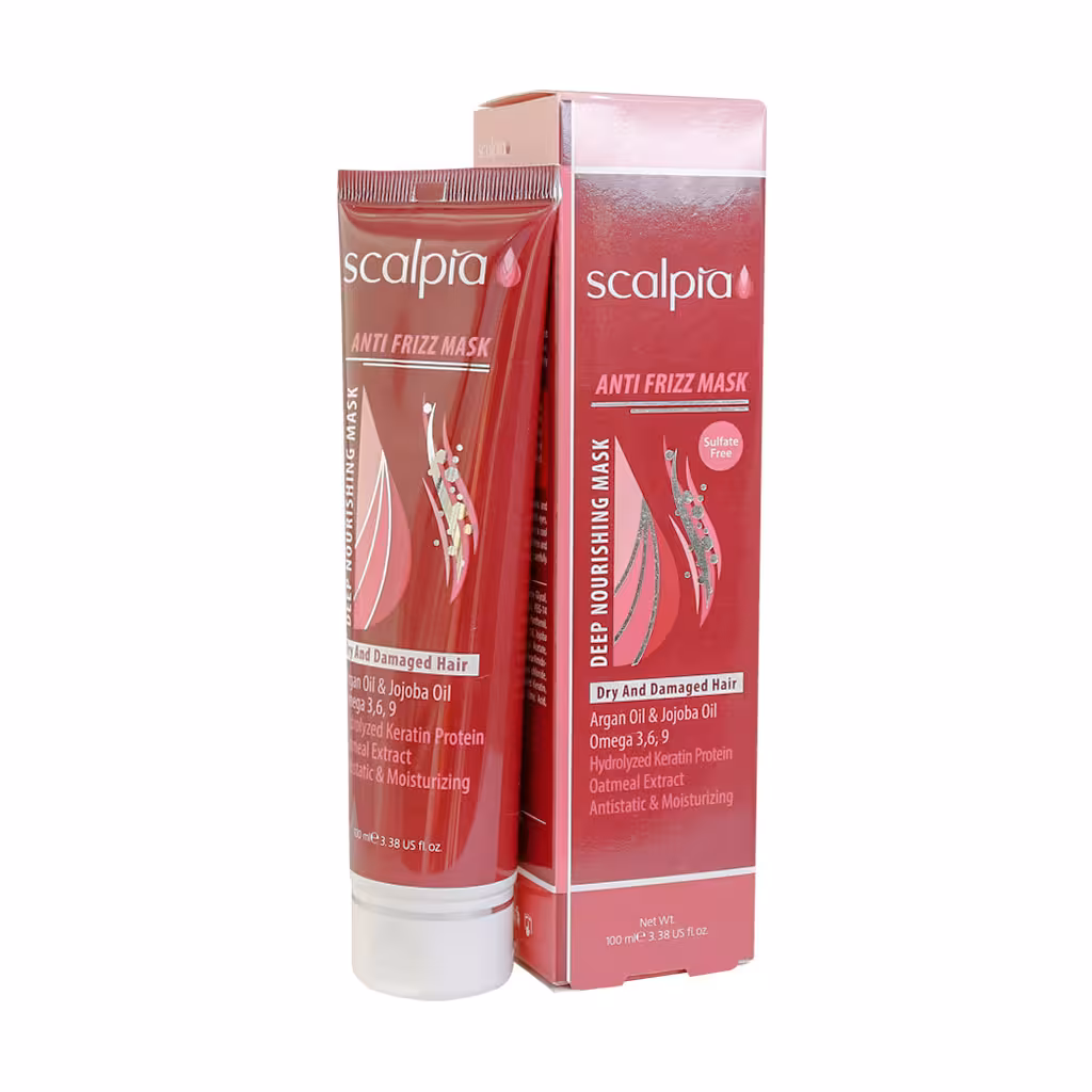 ماسک مو خشک و آسیب دیده بدون نیاز به آبکشی اسکالپیا حجم 100 میلی لیتر