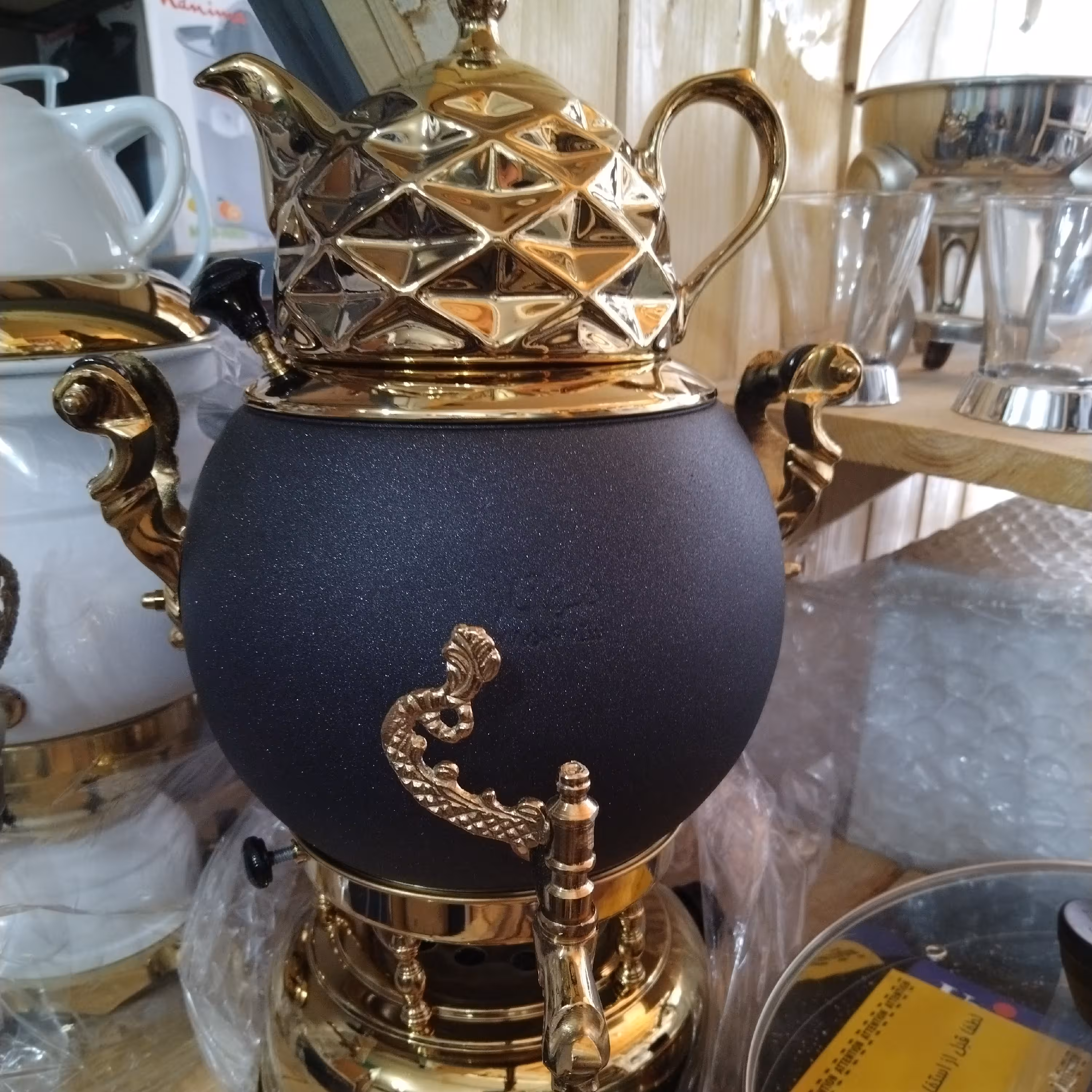 سماور 8 لیتری بدون تنوره 