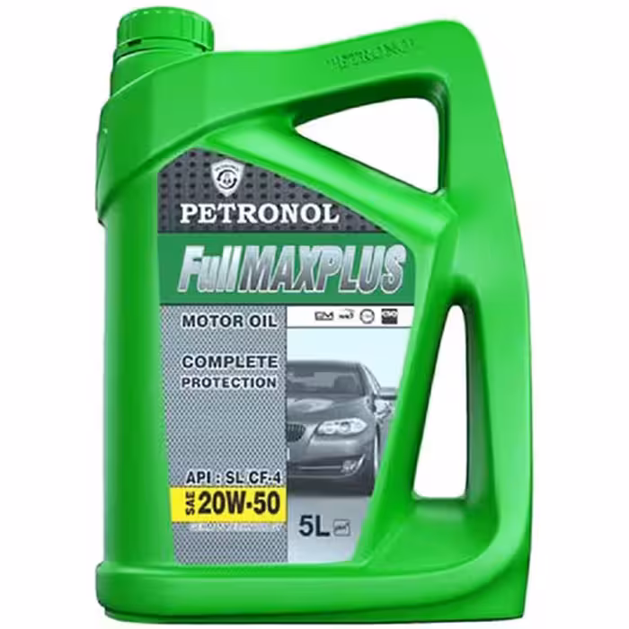 خرید روغن موتور پترونول 20w50 sl/cf-4 مدل full max plus نیمه سینتتیک پنج لیتری | اتوموبی