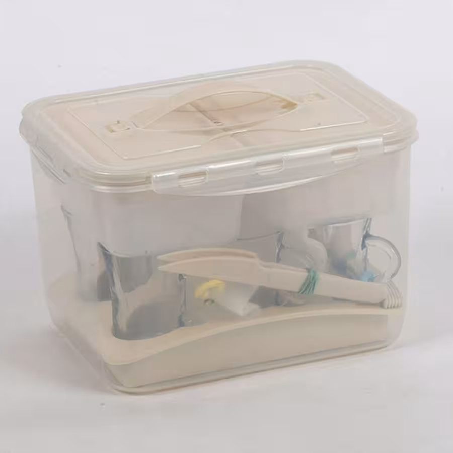 سبد پیک نیک تاپکو مدل الگانس 20 پارچه (6نفره) کرم