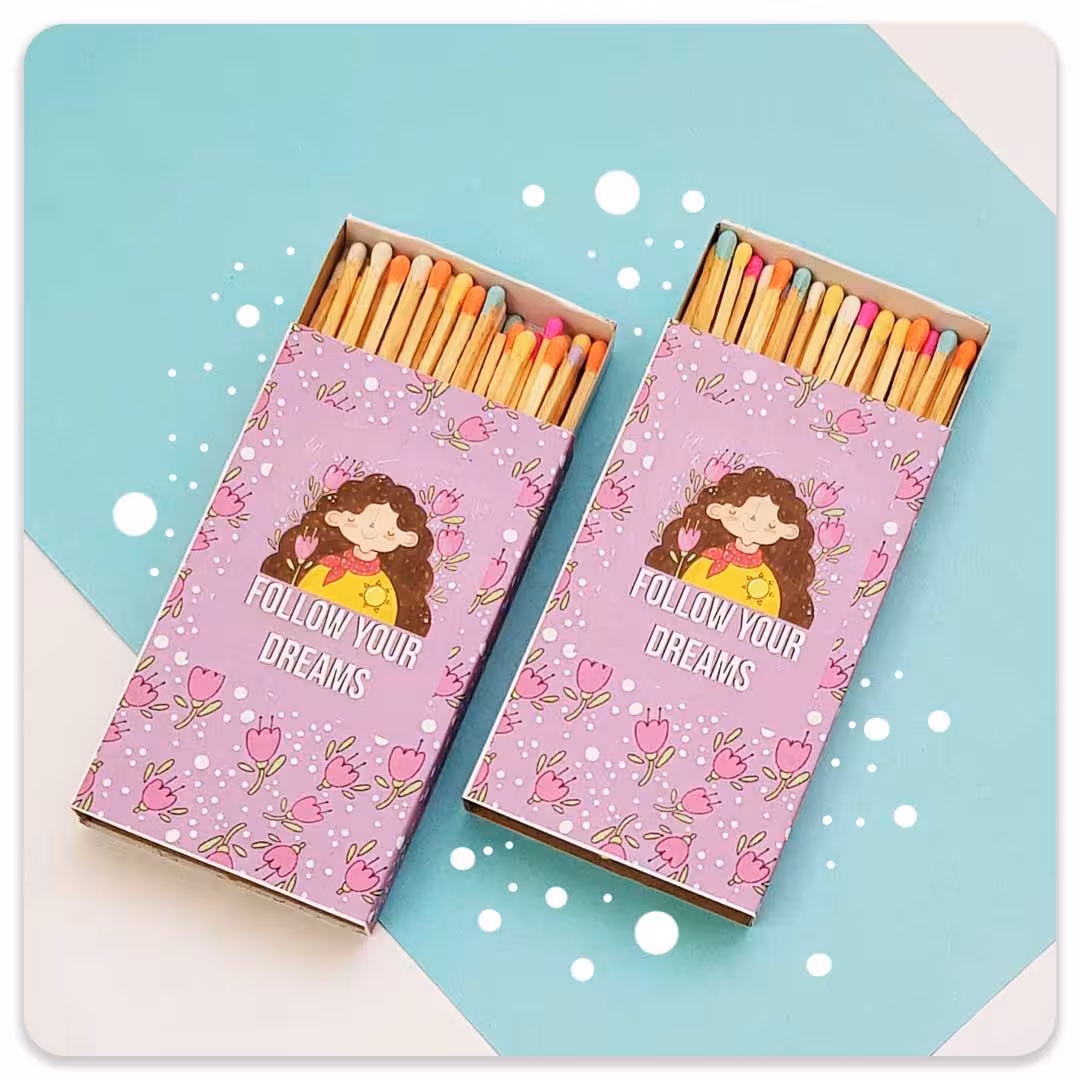 کبریت فانتزی بنفشه