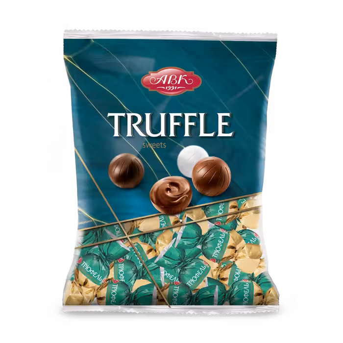 ترافل توپی abk با مغز کرم فندقی بسته 1 کیلویی | ABK truffle