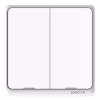 کلید روشنایی هوشمند metis – دو پل – Tuya – Zigbee – L only – سفید