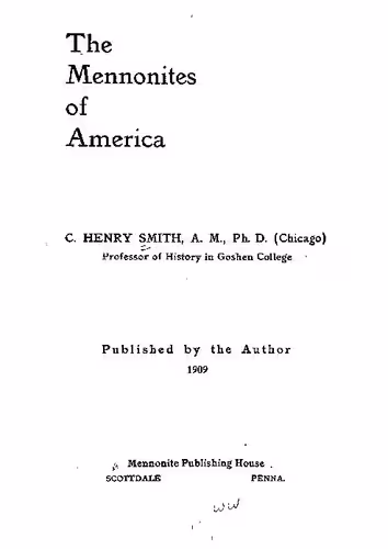 خرید و دانلود نسخه کامل کتاب The Mennonites of America