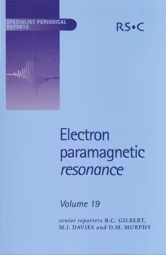 خرید و دانلود نسخه کامل کتاب Electron Paramagnetic Resonance Vol. 19