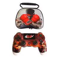 دسته بی سیم PS4 برند Play X طرح Street Fighter با کیف