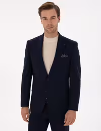 کت و شلوار مردانه سرمه ای کاشارل