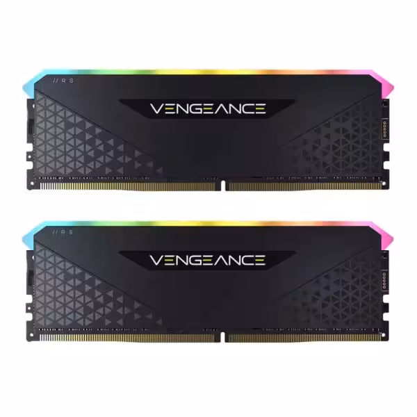 رم دسکتاپ کورسیر دو کاناله Corsair Vengeance RGB RS DDR4 16GB 3600MHZ