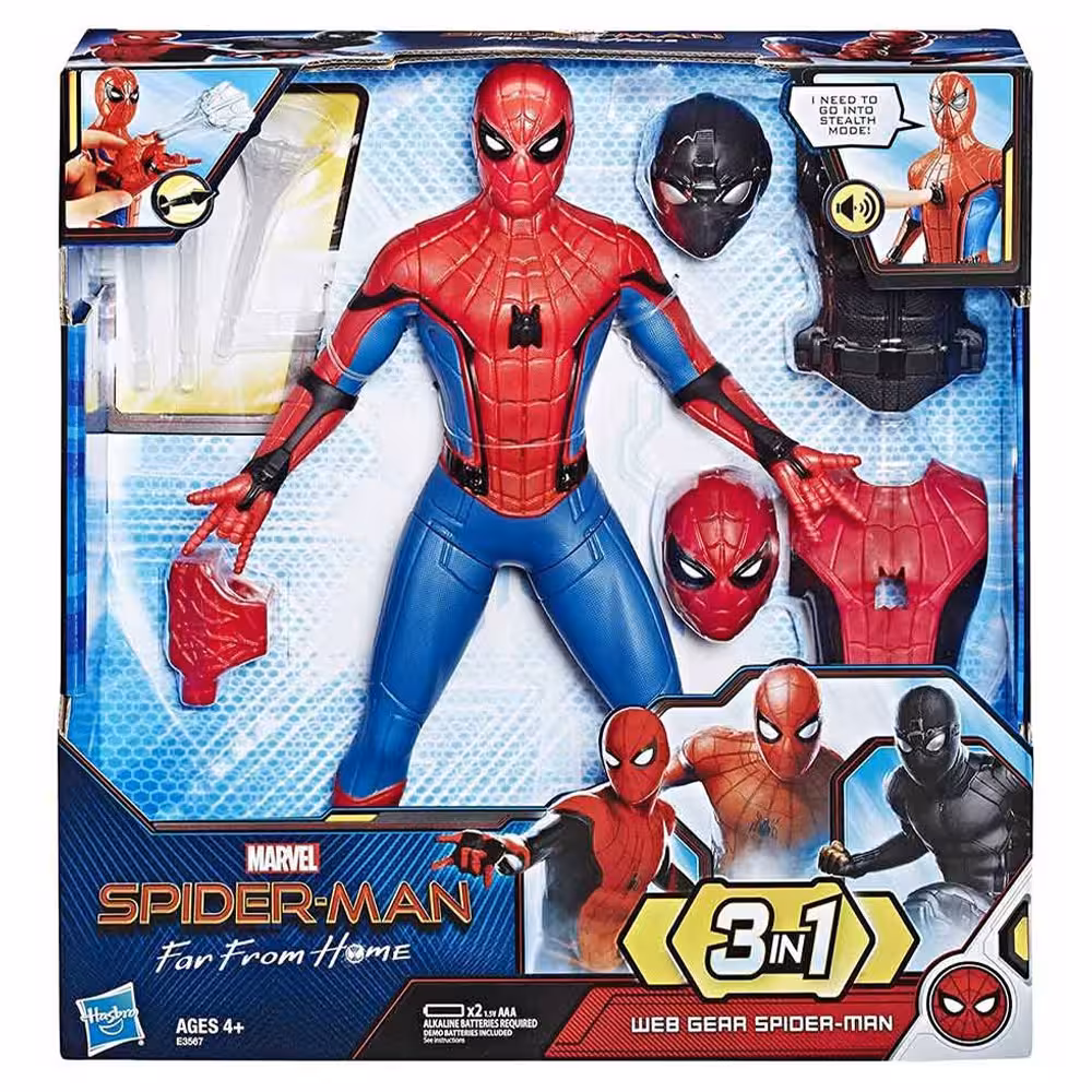 اکشن فیگور اسپایدرمن مدل SpiderMan 3in1 کد 3567