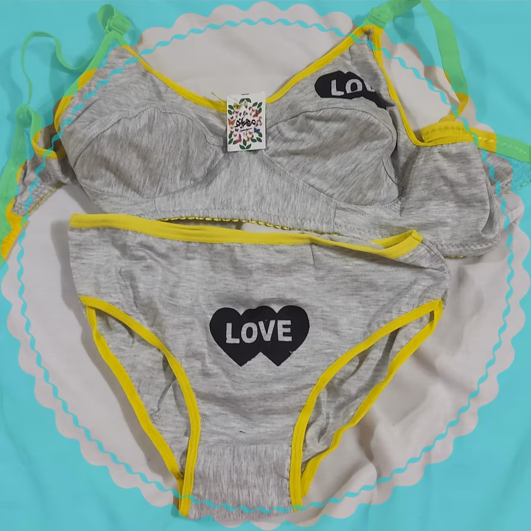 ست شورت و سوتین سایز 75و 80 فقط 85تومن