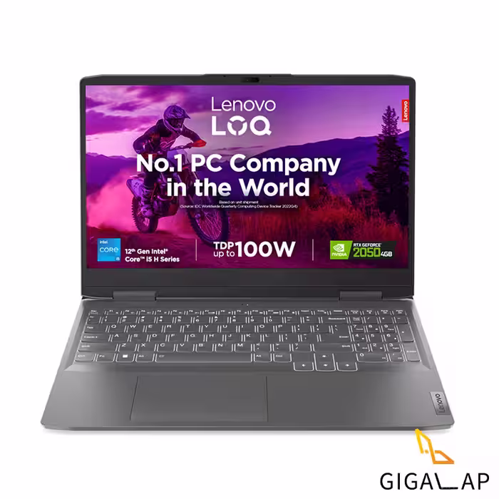 لپ تاپ LENOVO LOQ 15 مدل I5 12450H 16GB 1TB SSD 4GB ARC A530M 15,6 2K 165Hz