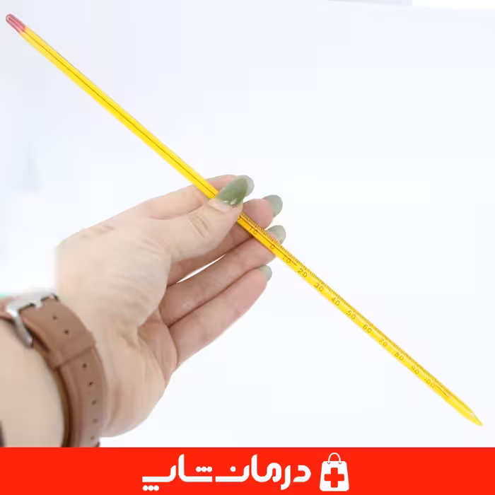خرید دماسنج مایعات 30- تا 100  دماسنج جیوه ای تک عددی