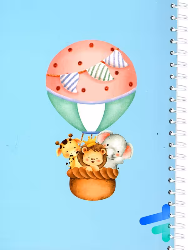 دفتر تک خط 40 برگ code 5404 برند Lopond
