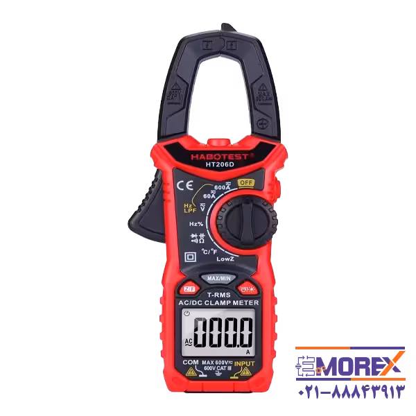 مولتی متر کلمپی هابوتست | HABOTEST مدل HT206D