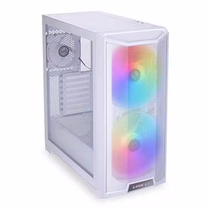 کیس گیمینگ لیان لی سفید مدل Lian Li Lancool 215 mesh