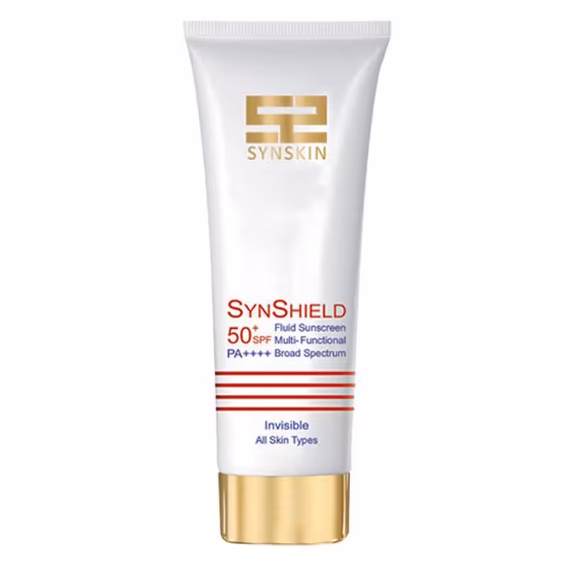 کرم ژل ضد آفتاب فلوئید ساین شیلد SPF50 ساین اسکین بی رنگ (50 میل)