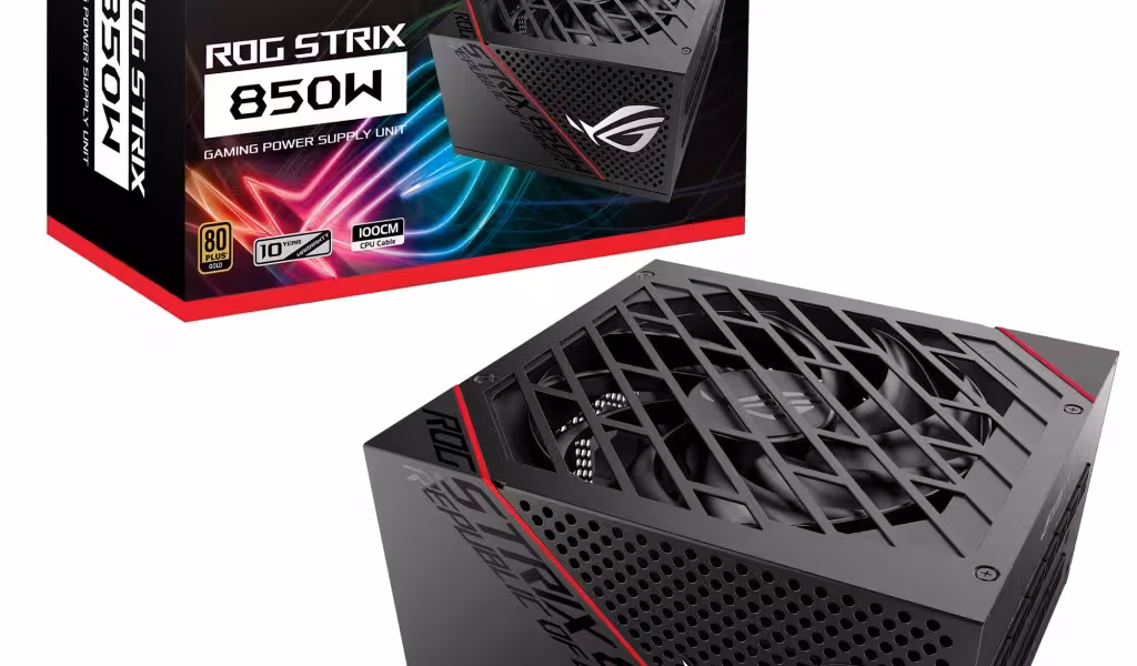 منبع تغذیه استوک ماژولار  کامپیوتر ایسوس مدل ASUS ROG Strix 850W Gold