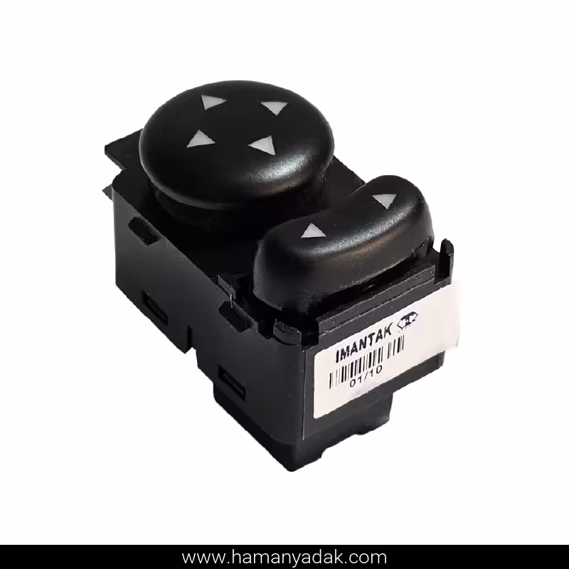 کلید تنظیم آینه برقی سمند نور آبی برند ایمن تک