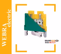 ترمینال پیچی ارت با پیچ اتصال به ریل 2.5 (RT/SU2.5-E)