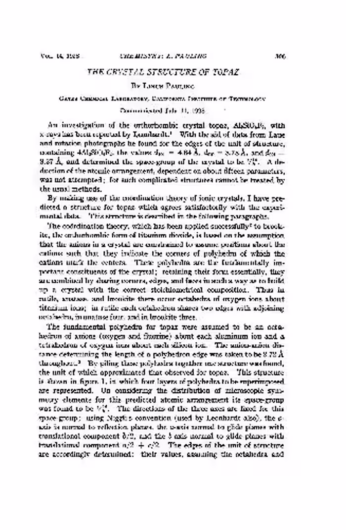 خرید و دانلود نسخه کامل کتاب The Crystal Structure of Topaz