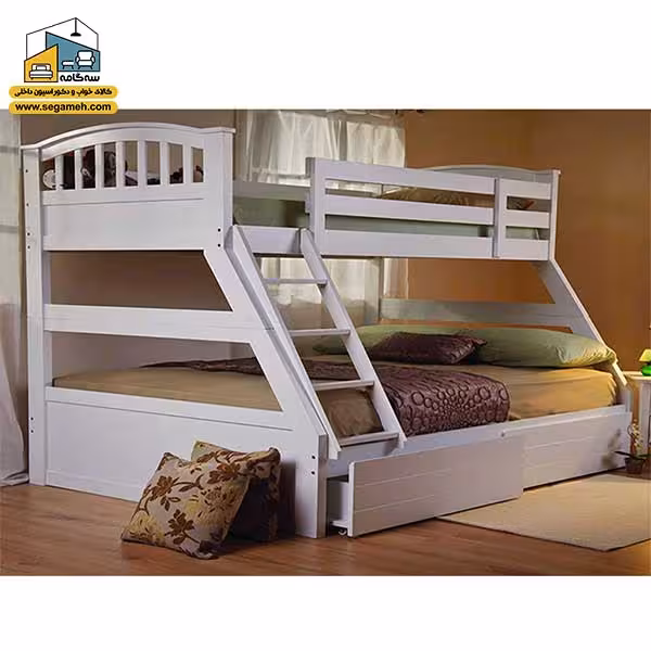 تخت خواب دوطبقه کد BTDP54 - فروشگاه سه گامه