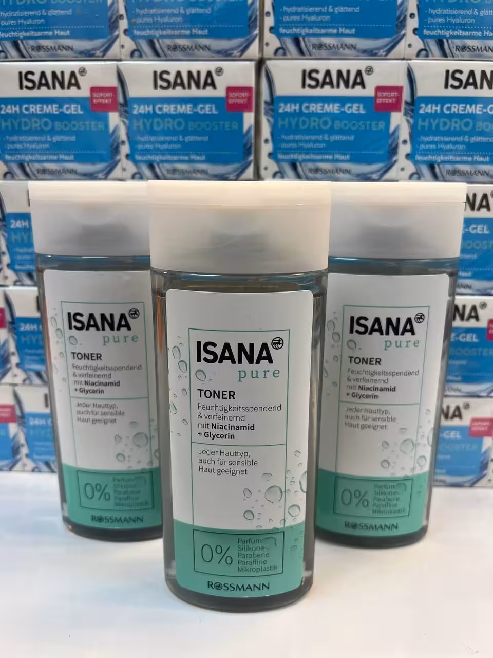 تونر پاک کننده صورت ایسانا ضد جوش Isana pure toner