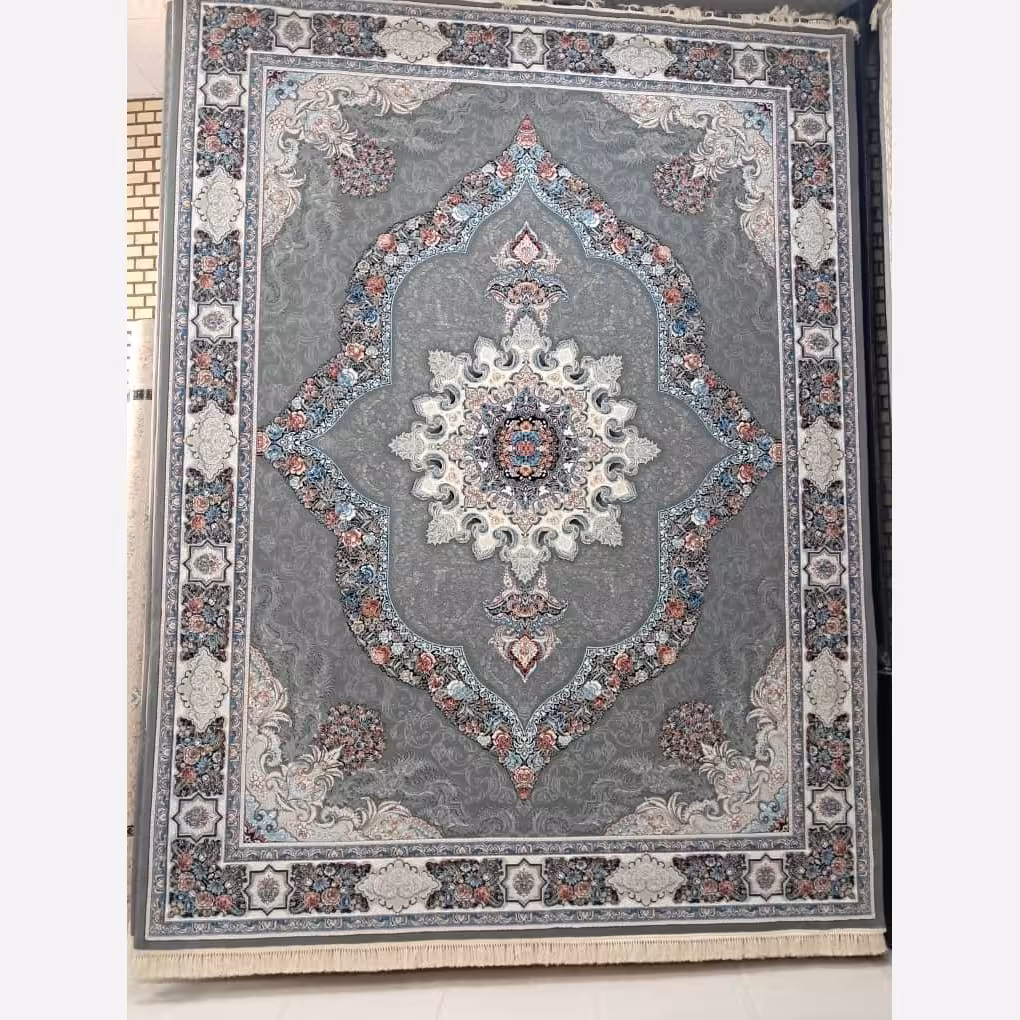 فرش ماشینی 9متری 700شانه کاشان 100درصدنخ اکریلیک