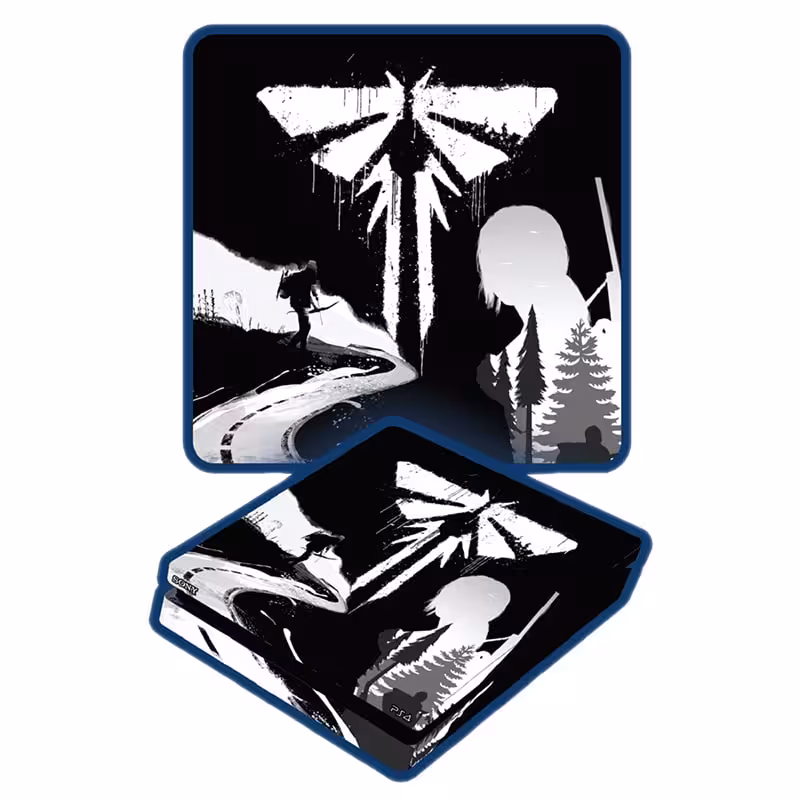 برچسب بدنه کنسول PS4 (GO) طرح THE LAST OF US