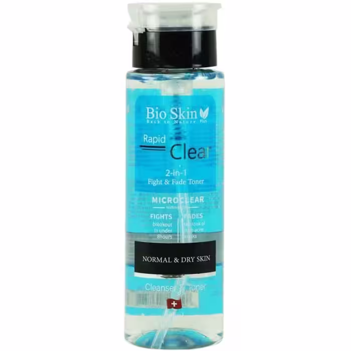 تونر پاک کننده صورت بایو اسکین مناسب پوست خشک حجم 250mL