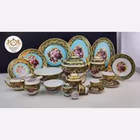 سرویس چینی 135 پارچه باواریا کد 533 با طرح کلاسیک