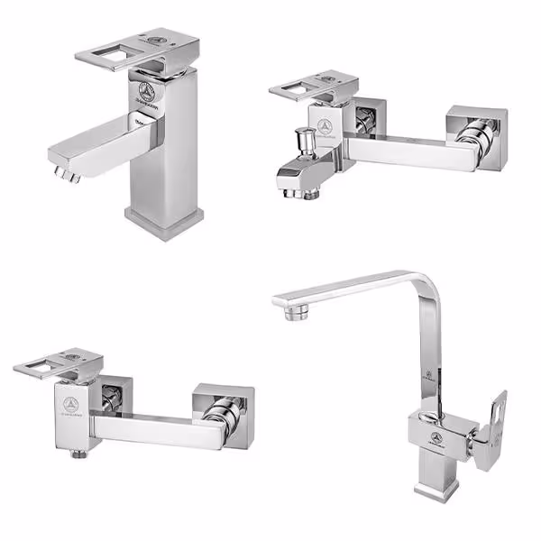 ست شیرآلات قهرمان مدل فلت رویال