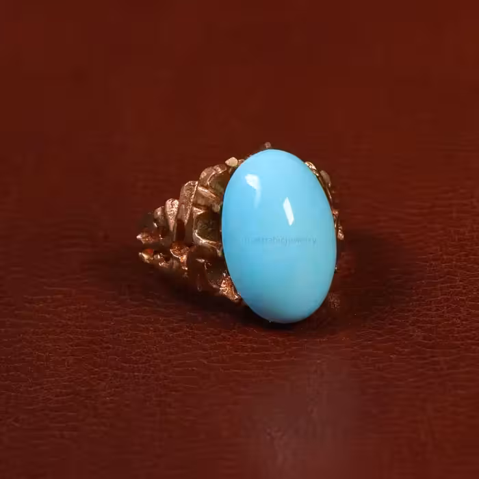 نگین فیروزه عجمی کد 29867 - جواهری مشاهیر