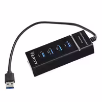 هاب 4 پورت USB 30 وریتی مدل H402 مشکی