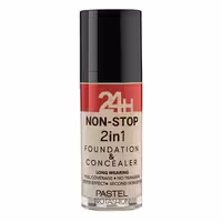 کرم پودر کانسیلر پاستل ( PASTEL – NON-STOP 2in1 24H Foundation & Concealer )