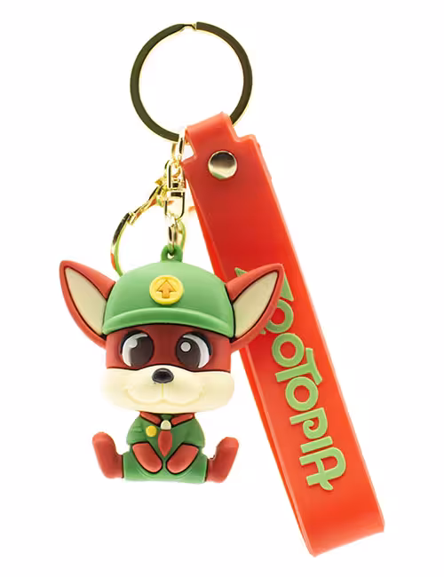 جاکلیدی سیلیکونی فانتزی طرح زوتوپیا نیک وایلد کد C