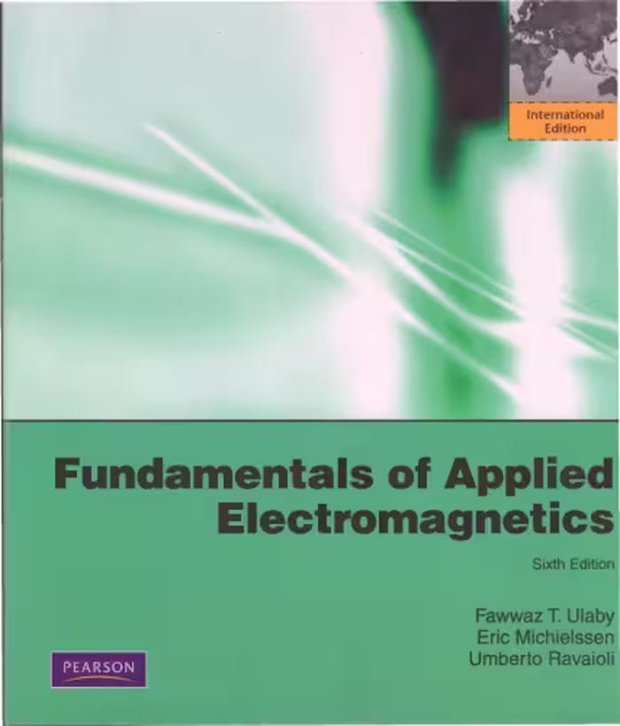 خرید و دانلود نسخه کامل کتاب Fundamentals of Applied Electromagnetics (6th Edition)