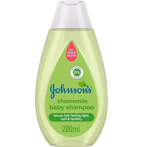 شامپو بچه جانسون JOHNSON حاوی عصاره بابونه حجم 200 میل