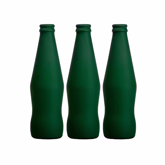 گلدان دکوری مدل شیشه ای رنگی کد 150 بسته 3 عددی