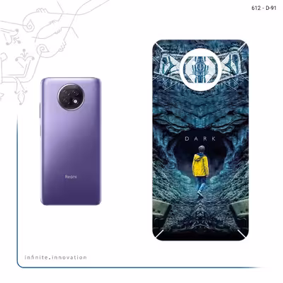 برچسب پوششی ماهوت مدل Dark مناسب برای گوشی موبایل شیائومی Redmi Note 9T
